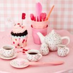 Doll porcelain tea set - Image 2